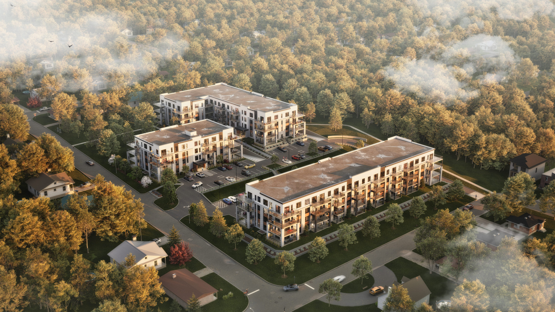 Plan général des bâtiments